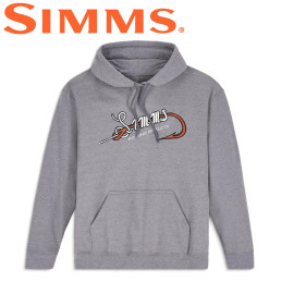 Худи Simms Hook and Loop Hoody Grey Heather